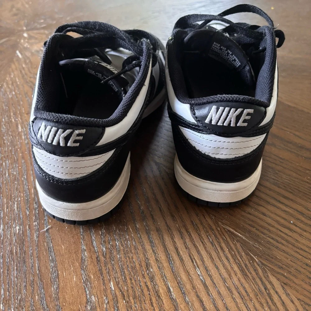 Nike Dunk Low Panda Black White GS Size 4Y Youth Shoes CW1590-100 - Picture 7 of 7